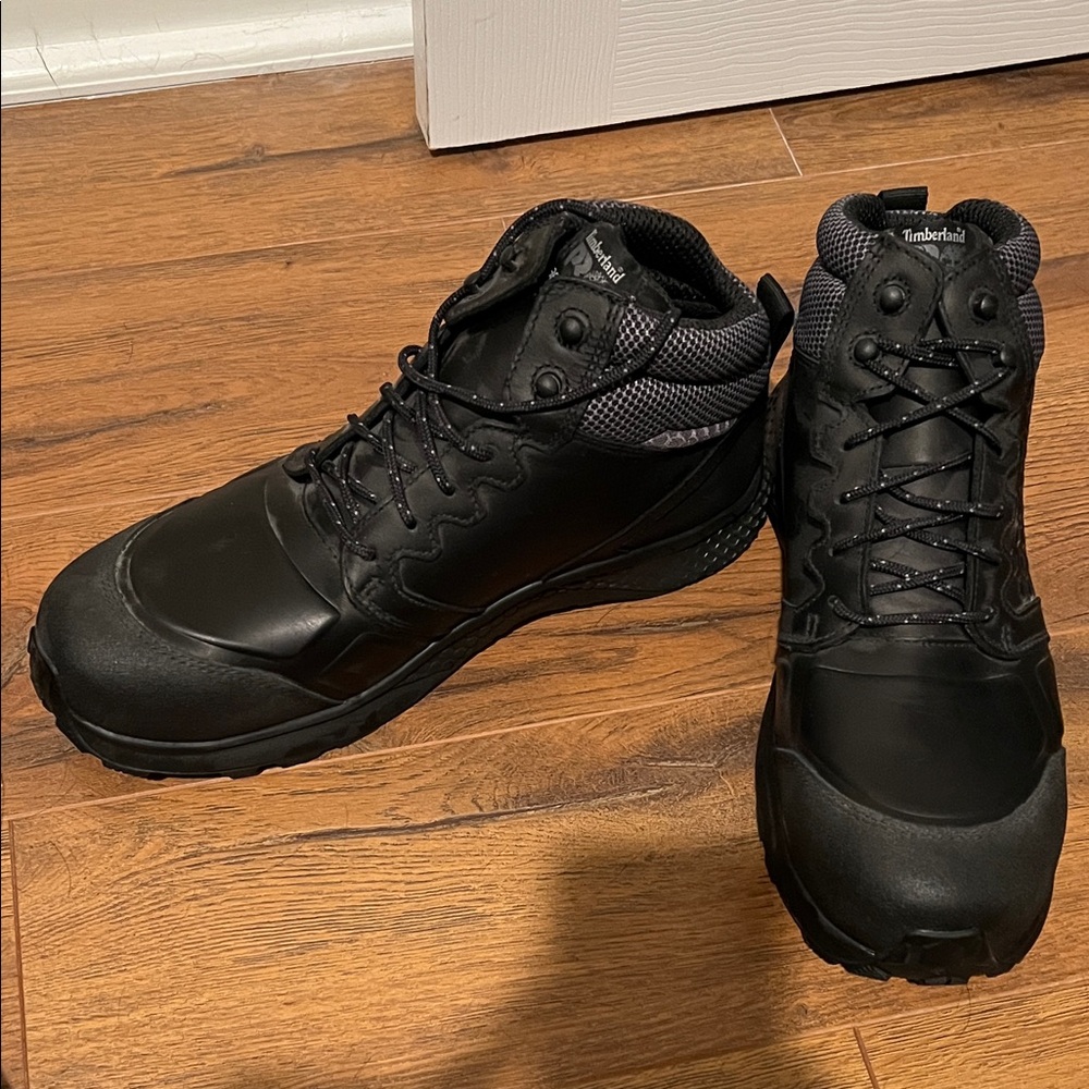 Timberland Men's Black Leather Boots